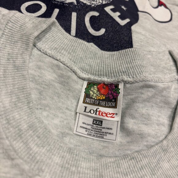 Vintage Chicago Bulls Shirt Mens XXL Gray Police No Bull Hoops 90s Lot Of 10 - Picture 3 of 6